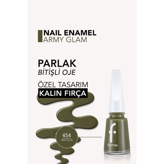 Flormar Nail Polish 454 - 11ml High Gloss Finish