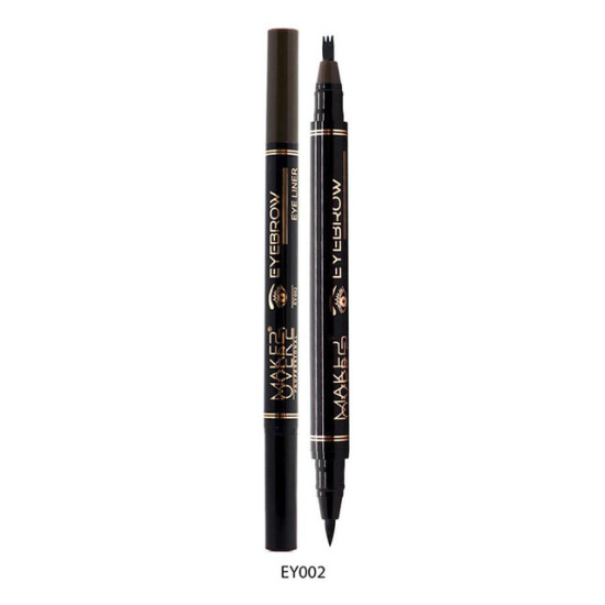 MakeOver22 Eyebrow And Eyeliner Pen Black/Dark Brown EY002