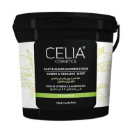 Celia Salt & Sugar Shower Scrub Lemon & Tingling Mint - 700g