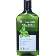 Avalon Organics Shampoo, Strengthening Peppermint, 11 Oz