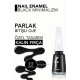 Flormar Nail Enamel Maxi Brush 313 Black Minimalism