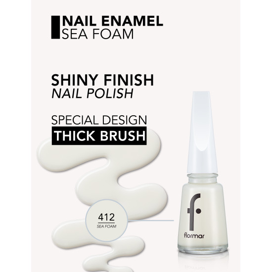 Nail Enamel – New - Sea Foam 412