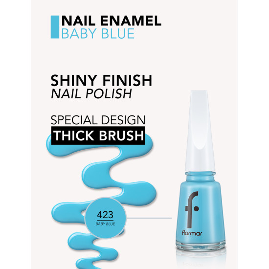 Nail Enamel – New - Baby Blue 423