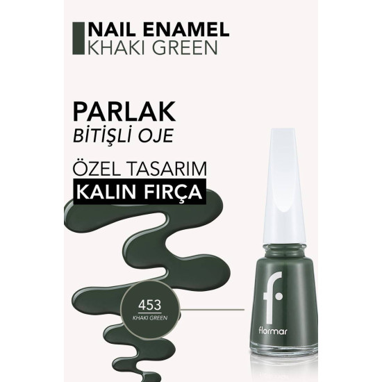 Nail Enamel – New - Khaki Green 453