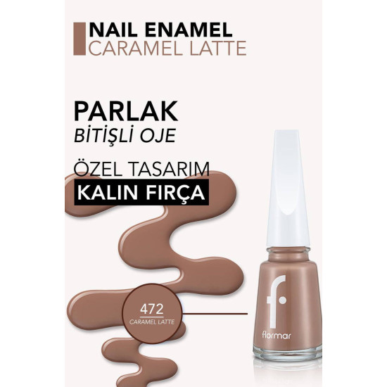 Nail Enamel – New - Caramel Latte 472