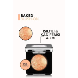 FM BAKED BLUSH ON-056 PEACHY PINK