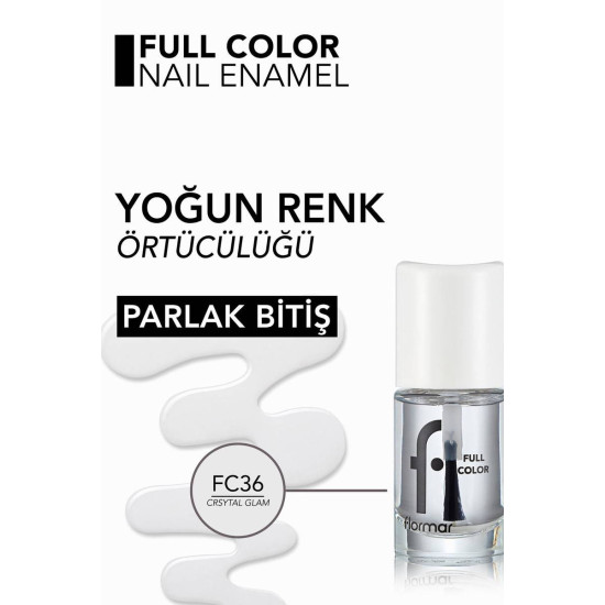 Full Color Nail Enamel – New - Crystal Glam fc36