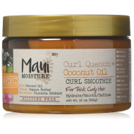 Maui Moisture Curl Quench + Coconut Oil Hydrating Curl Smoothie - 12 oz