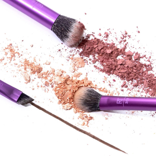 Real Techniques Eye Shade + Blend Brush Set - 3 Pieces