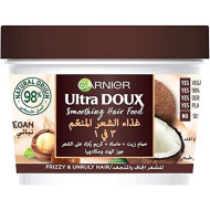 غارنييه ألترا دو غذاء الشعر المنعم 3 في 1 بجوز الهند - 390 مل