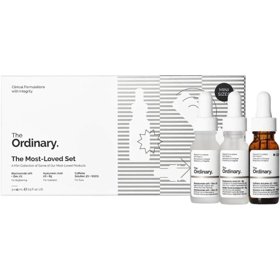 The Ordinary "The Most Loved" Set - 3 × 15 ml