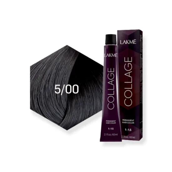 Lakme Collage Hair Color 5/00 Light Brown - 60ml