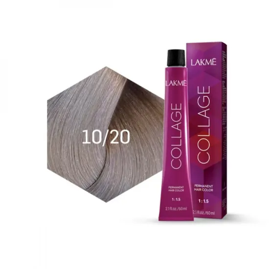 Lakme Collage Hair Color - 10/20 Platinum Blonde Violet Lakme Collage Hair Color - 10/20 Platinum Blonde Violet